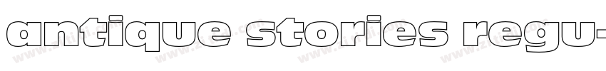 antique stories regu字体转换